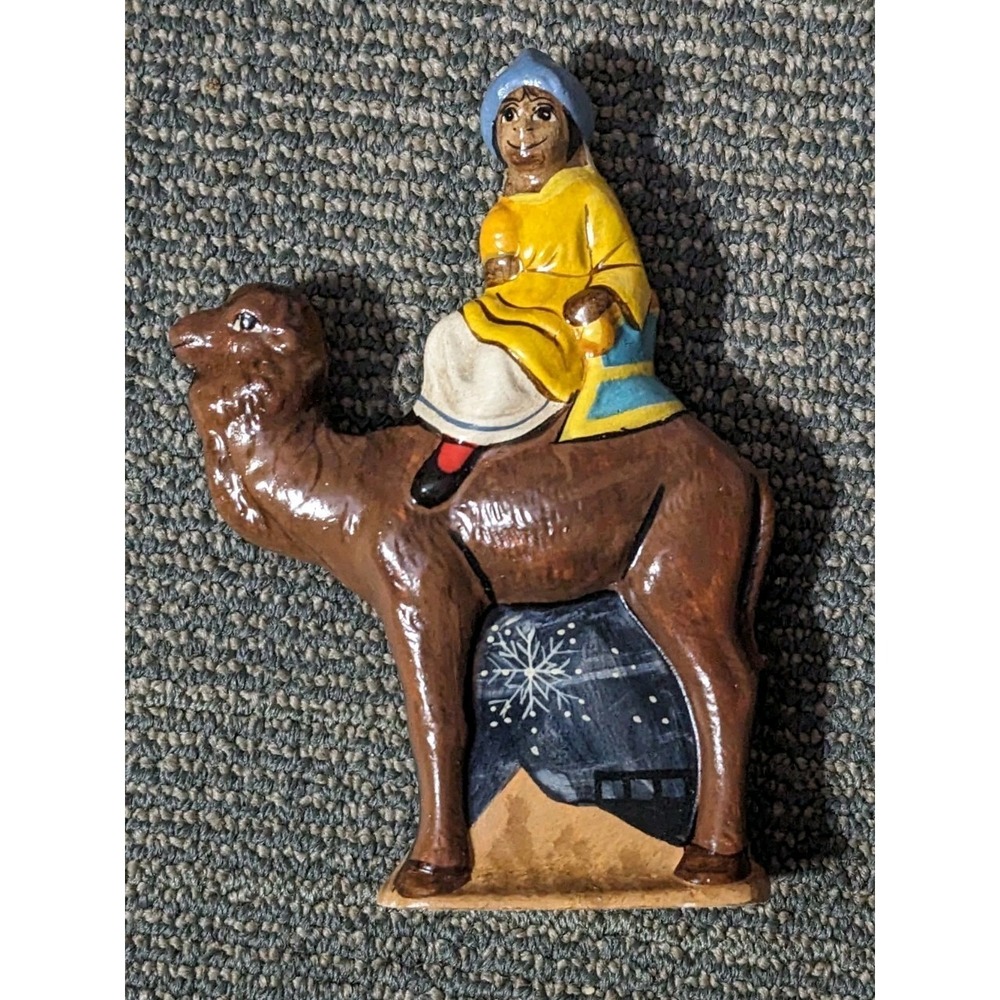 Vaillancourt Folk Art Christmas Nativity Wise Man King Gaspar Camel #260 2014